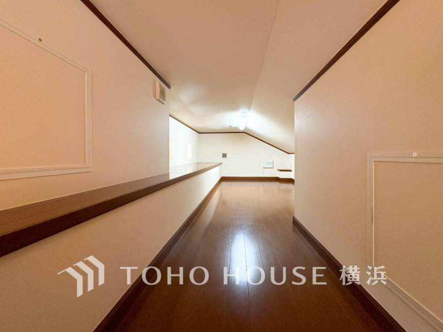 ロフトを完備。お子様の遊び場、収納、趣味のお部屋など、お客様好みの空間に作り上げてください。