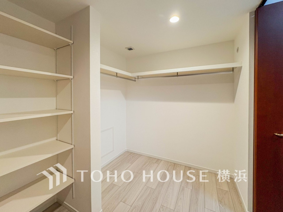 住まいの快適性を左右する収納は欲しい場所に使い勝手のよい収納を確保しています。
