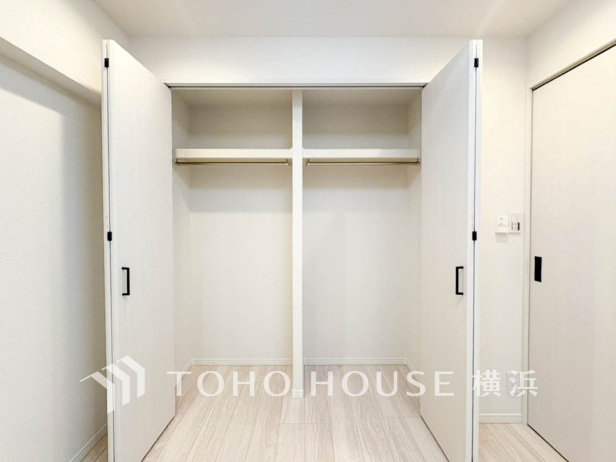 住まいの快適性を左右する収納は欲しい場所に使い勝手のよい収納を確保しています。