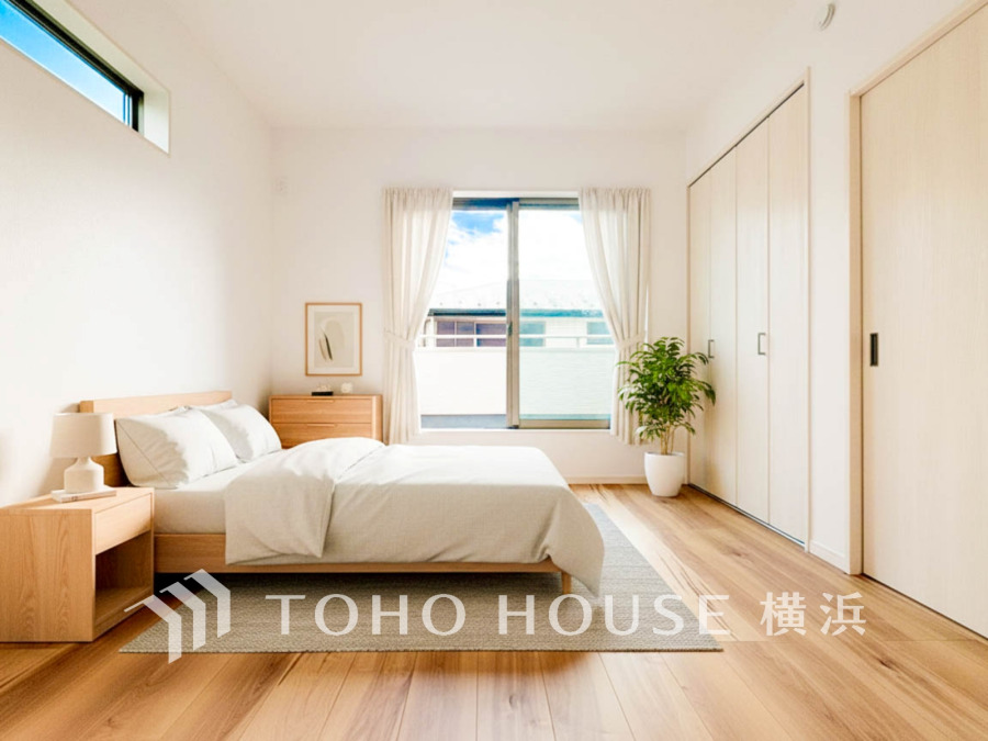 感性を育むプライベートルームはシンプルでスマートな空間。好みの空間で読書をしたり、音楽を聞いたりと一人の時間も充実したものにできます。（家具はAI加工です）