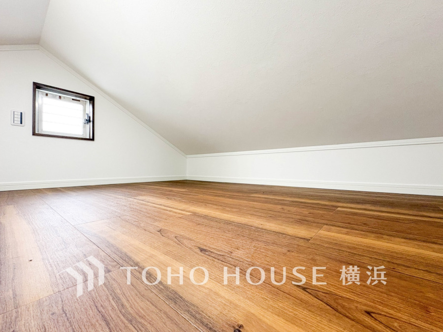 遊び心をくすぐるロフトを完備。お子様の遊び場、収納、趣味のお部屋など、お客様好みの空間に作り上げてください。