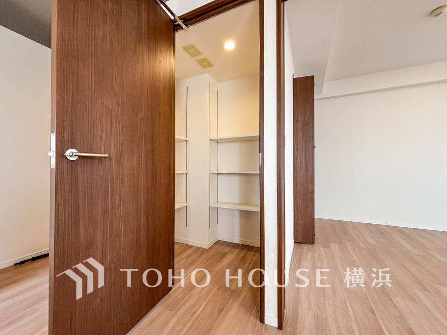 住まいの快適性を左右する収納は欲しい場所に使い勝手のよい収納を確保しています。