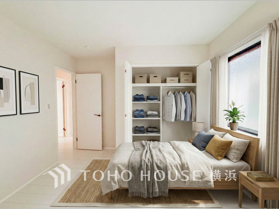 穏やかな寛ぎを届ける上質仕様のゆとりあるお部屋。自分時間を充実させながら心豊かにできるプライベート空間。（家具装飾品はAI加工です）