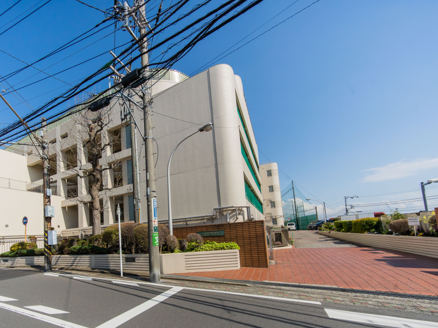 横浜市立平楽中学校　約400ｍ