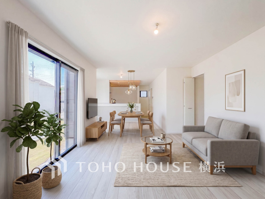 大切な人と刻む時を、より豊かに。時を忘れる心地よさが、毎日の暮らしを上質なひと時へと仕立てます。※生成AIによるイメージです。家具・小物は販売価格に含まれません。