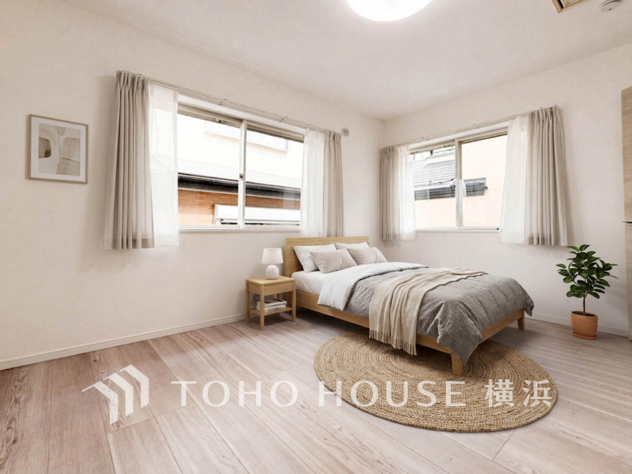 ライフスタイルに合わせて使える、自由な空間。環境の良い場所にセンス良く暮らしたい、こだわりの室内には至福のシーンが繰り広げられます。（家具・装飾品はAI加工です）