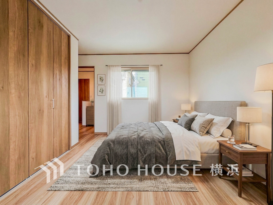 心と時間にゆとりをもたらす場所。自分らしく個性を飾る、センス良い癒しと寛ぎのプライベート空間を演出。※生成AIによるイメージです。家具・小物は販売価格に含まれません。