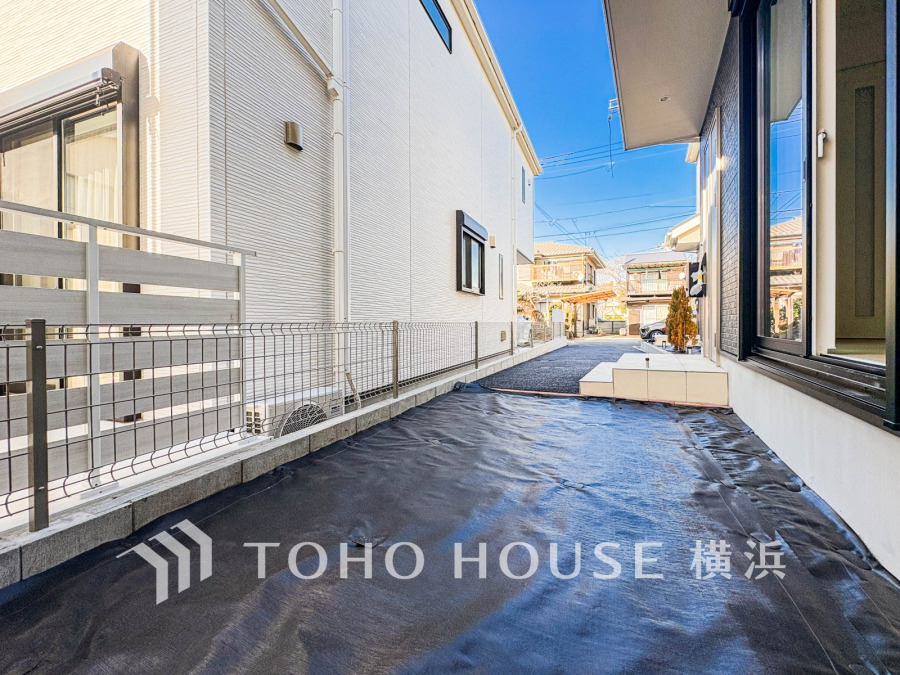 お子様がお庭で遊べるのはもちろん、家庭菜園やたくさんの友人を招いてBBQ、楽しみ方がたくさん！