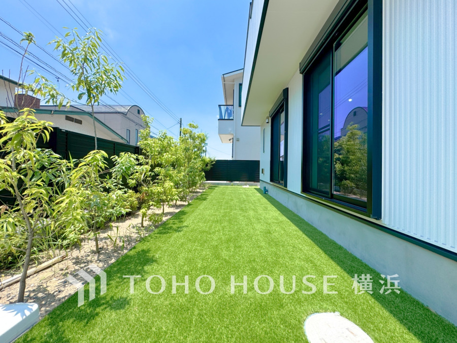 お子様がお庭で遊べるのはもちろん、家庭菜園やたくさんの友人を招いてBBQ、楽しみ方がたくさん！