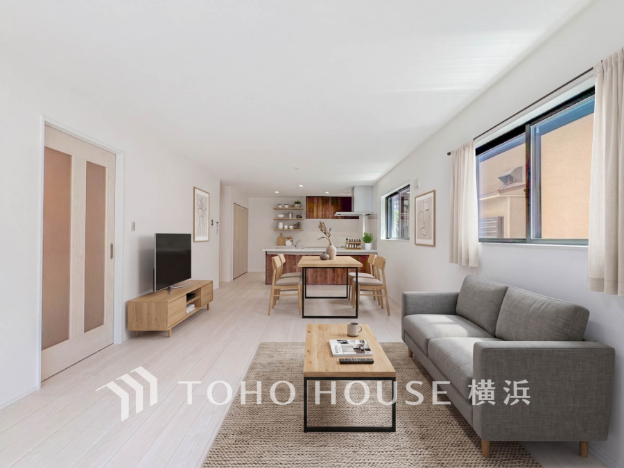 リビングダイニング※生成AIによるイメージです。家具・小物は販売価格に含まれません。
