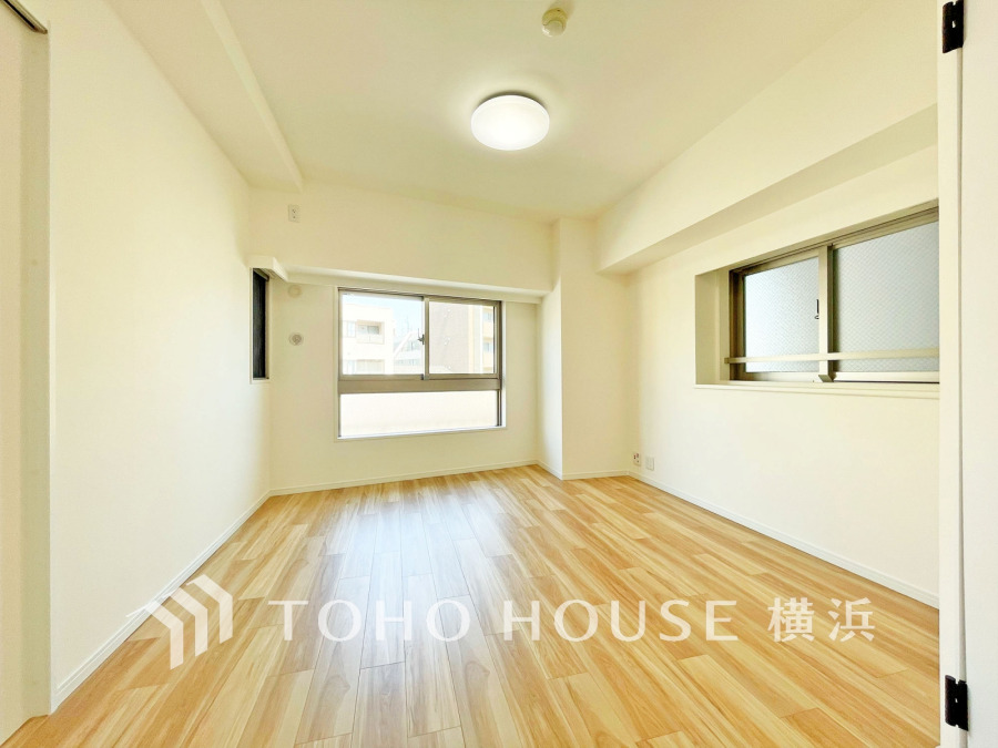 2面採光の居室は、十分な明るさを取り入れ心地よい風を提供します。