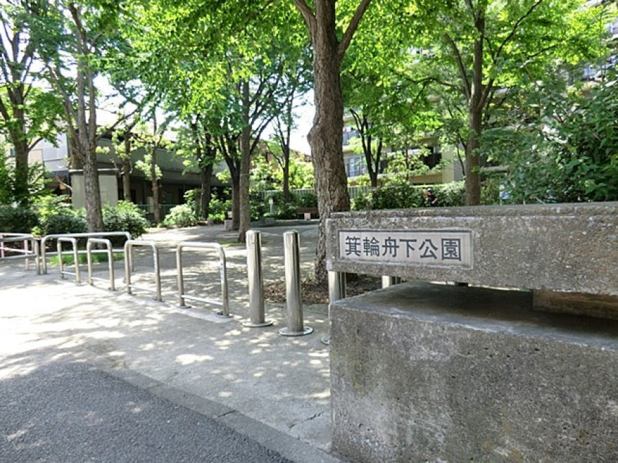 箕輪舟下公園　約850ｍ