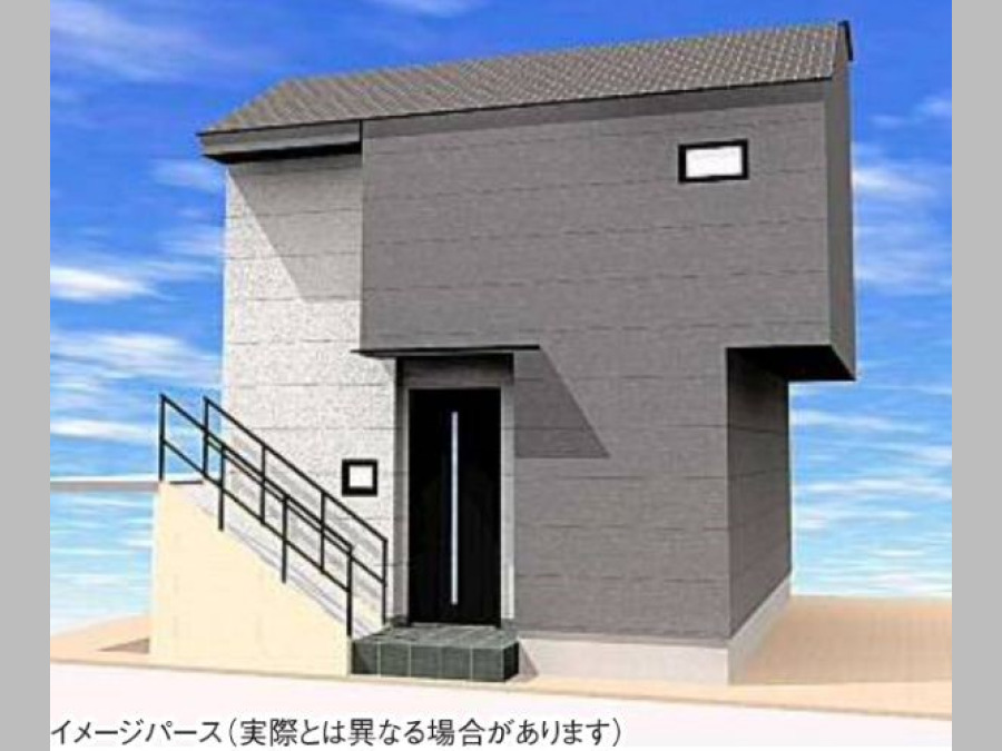 訪れる人の記憶に残るスタイリッシュな邸宅。（パースはイメージのため実際と色柄が異なる場合があります）